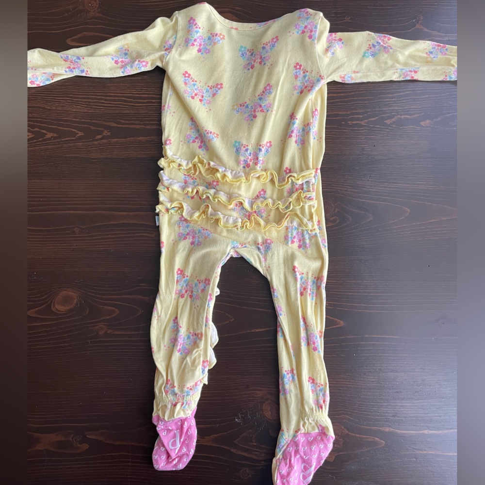 Posh Peanut footed pajamas. Size 3-6 months